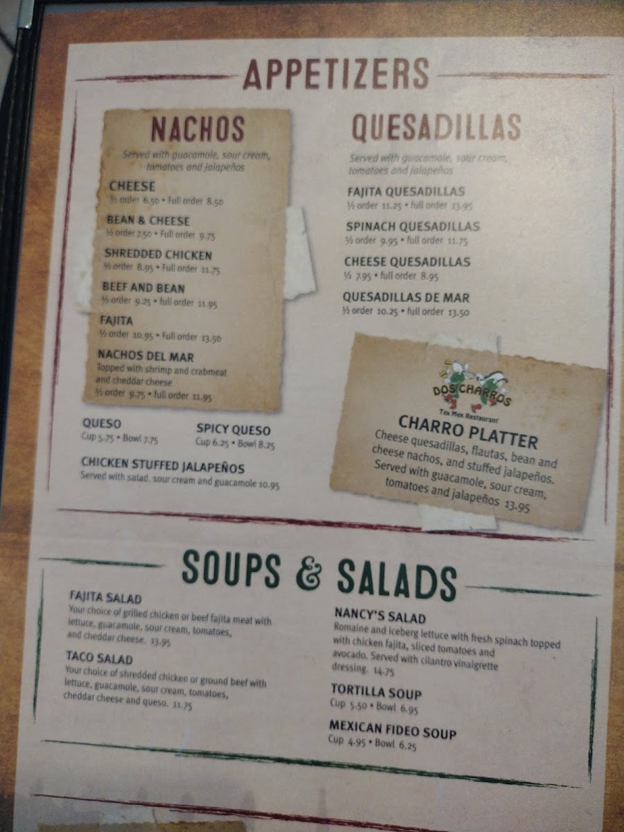 DOS Charros Restaurant Menu - Image 4